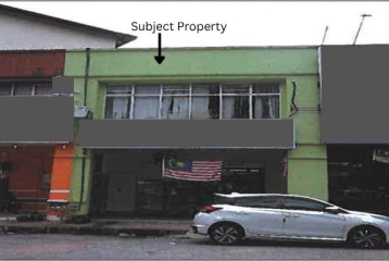 AN INTERMEDIATE DOUBLE STOREY TERRACE SHOP/OFFICE